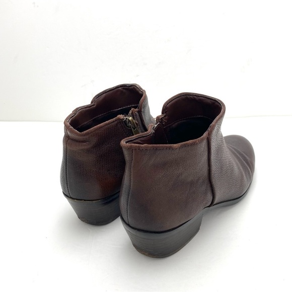 SAM Edelman Petty Ankle Chelsea Bootie in Dark Brown - Picture 7 of 10